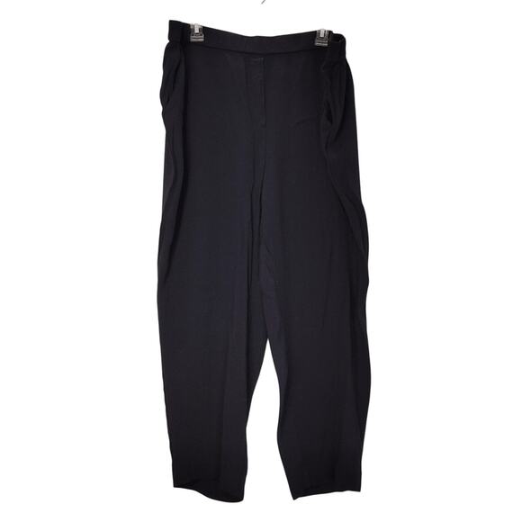 Halogen Pull-On Ankle Dress Pants Elastic Waist Tapered Leg Black Womens Size 20 - Picture 3 of 8